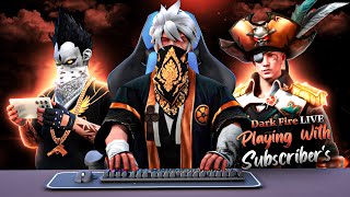 🔴DARKFIRE LIVE👑PLAYING WITH SUBSCRIBERS❤️ Garena Freefire || Road To 3k🎯#shortslive #freefirelive screenshot 4