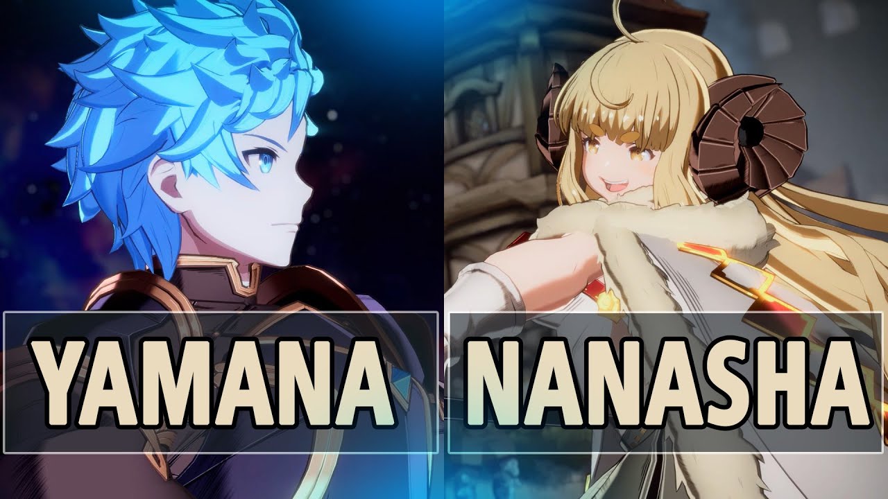 GBVSR: Yamana (Gran) Vs Nanasha (Anila) | High Level Gameplay.
