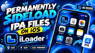 Permanently Install IPA Files on iPhone/iPad with iLoader | No Revoke Method 2026