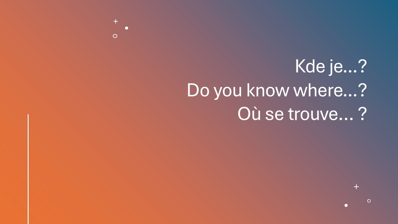 M1 U6 01 Do you know where...? EN