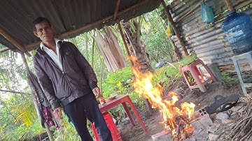 nướng mồi "Lai rai "bên bếp lửa hồng.