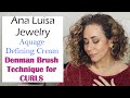 TRYING A DIFFERENT TECHNIQUE FOR STYLING MY CURLS | Ana Luisa jewelry!