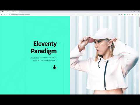 Eleventy Html5Up Paradigm - Static Site with Html5Up Design | AppSeed