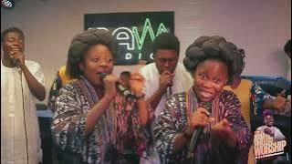 Glorious Twins ministering at 21 Days of Abba Timeless Worship with Adeyinka Alaseyori