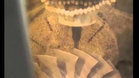 Breton-900RT-blisk machining by CimatronE