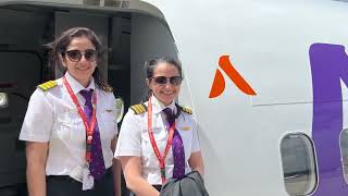 Flying high with 25x happiness. ✨
Our fleet grows stronger with the addition of our 25th aircraft, powered home by our all-women pilot crew. Read more: https://bit.ly/47pNotk
#25thAircraft #AkasaAir #ItsYourSky Flying high with 25x happiness. ✨