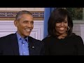 President and Mrs. Obama on last Super Bowl in White House