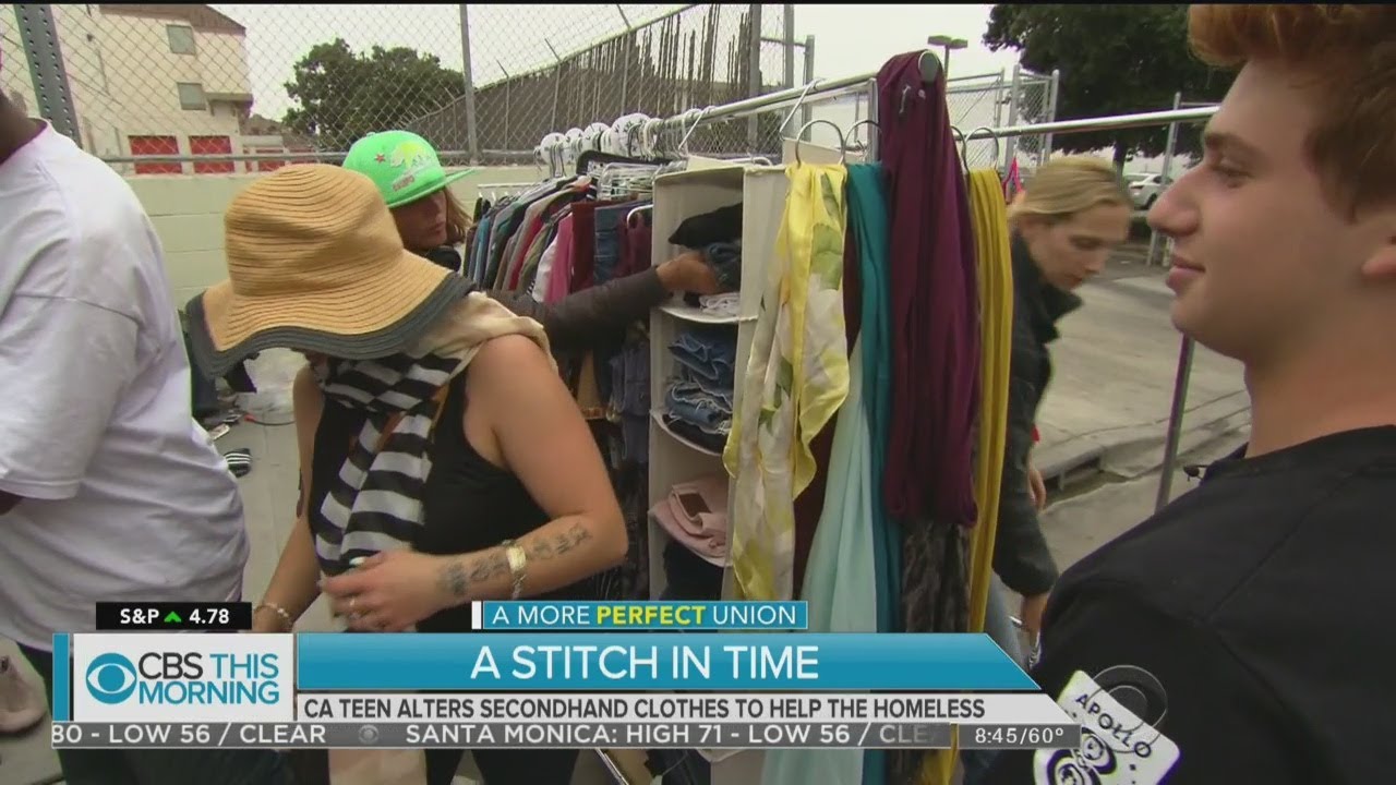 Malibu Teen Turns Thrift Store Finds Into Trendy Clothing For Homeless