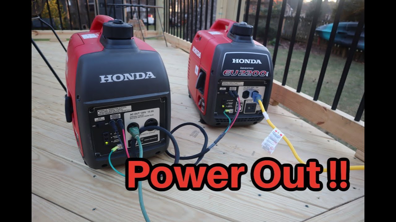 Be Prepared for Power Outages !! Honda EU2200 I Generators - Best for ...