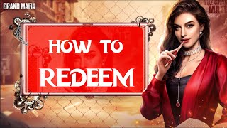 LATEST🔥 The Grand Mafia 💝Redeem Code 💝|| The Grand mafia Gift Codes