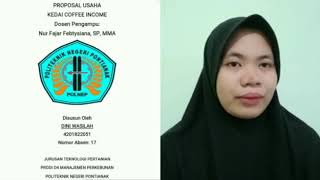 Persentasi Proposal Usaha Kedai Kopi In Come