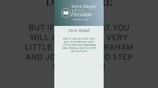 Celebrity Do It Afraid! | Daily Devotion from Joyce Meyer Net Worth