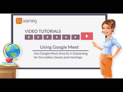Using Google Meet in itslearning