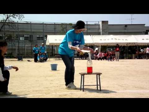 井口四丁目町内会_2011体育祭_コップリレー(1)