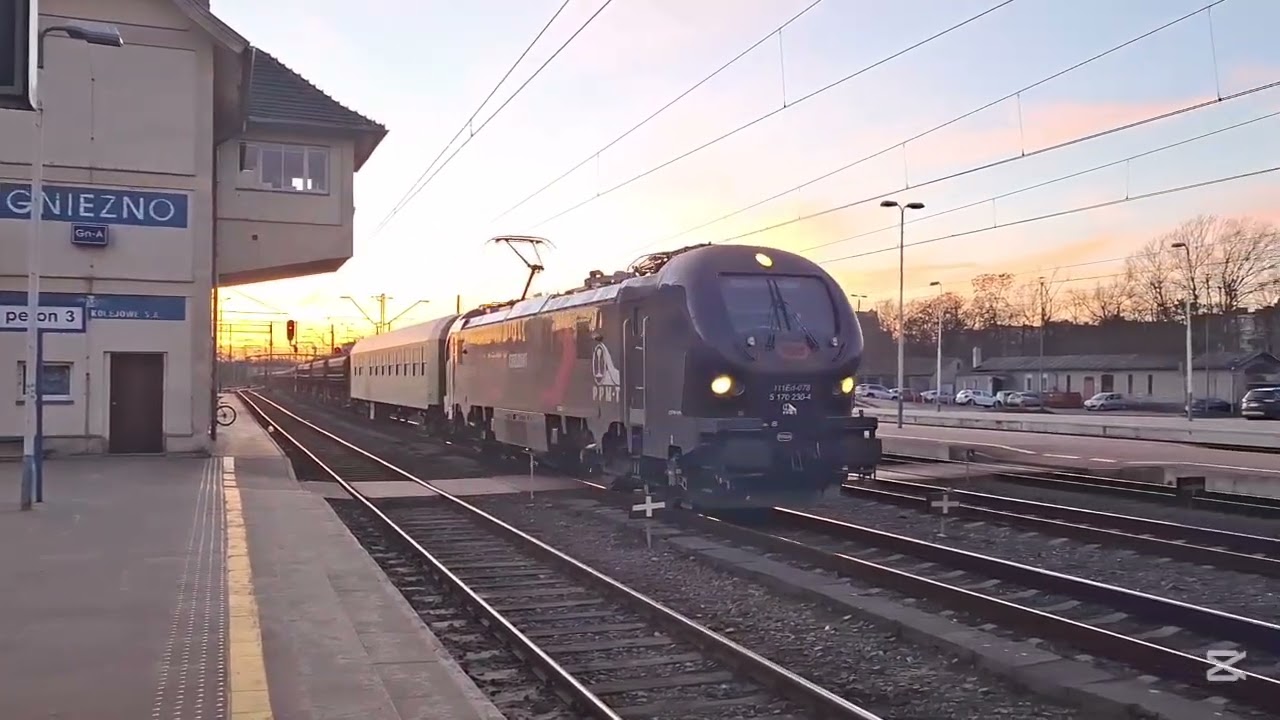 Pociągi w Gnieźnie 