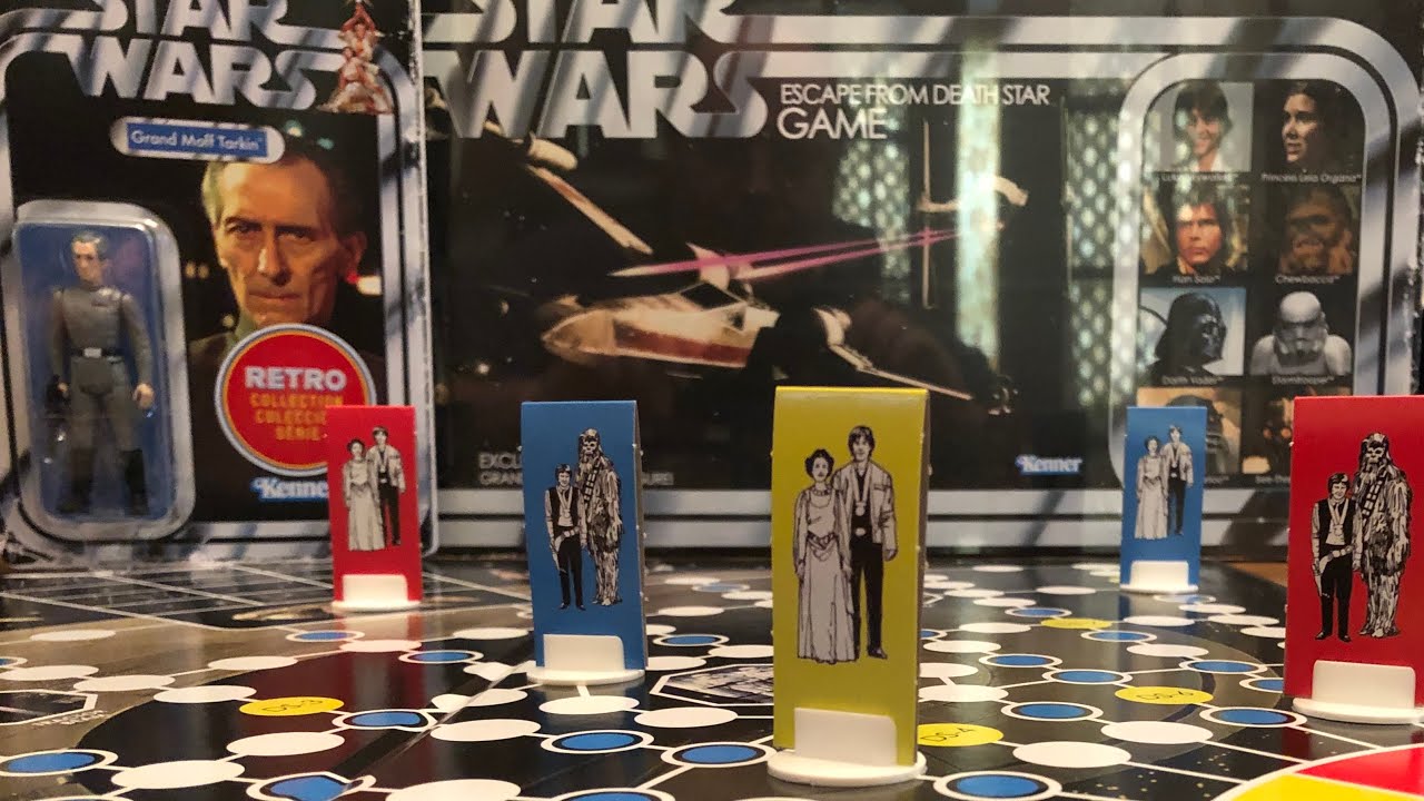 Star Wars Escape From  Death Star Board Game Review