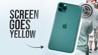 Why iPhone Screen Goes Yellow? (explained)