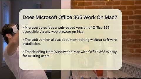 Does Microsoft Office 365 Work On Mac? - Talking Tech Trends