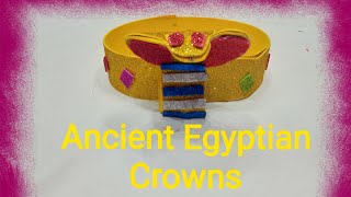 تحدى صنع تاج فرعونى من الفوم في خمس دقائق Challenge How To Make Ancient Egyptian Crowns In 5 M