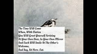 Love After Love By Derek Walcott 