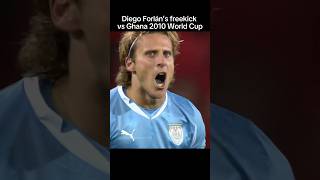 Diego Forlán’s freekick vs Ghana 2010 World Cup 🔥
