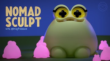 The Easiest way to Learn 3D Modeling:  Nomad Sculpt *Updated 2022* Beginner Tutorial on Skillshare