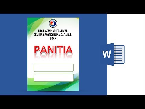 Tutorial Cara membuat ID Card, Name Tag di Ms Word 2013 