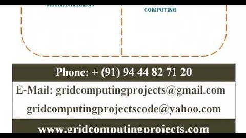 GRID COMPUTING PROJECTS CODE IN GERMANY