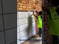 Tile Installation Tip! Anti-Fall Clips Keep Tiles Secure #DIYRenovation #TileInstallation