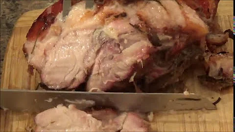 the best whole roast shoulder of pork