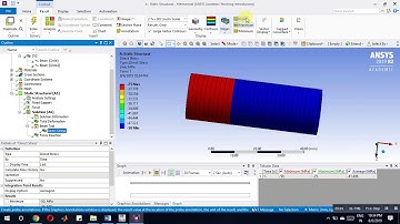 ANSYS  2019tutorial for beginners | Stepped bar subjected to the force  | Static Structural Analysis