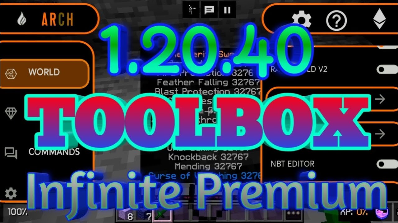 ️ TOOLBOX 1.20.40 INFINITE PREMIUM ️ 32BIT/64BIT Give ITEM FIXED YouTube