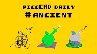 picoCAD Daily | “Ancient” Art Prompt