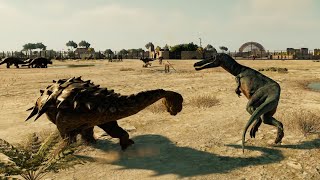 Ankylosaurus Has Heavy Weapons - New Dlc Juric World Evolution 2 Dominion Malta Expansion