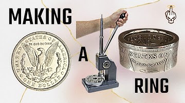 Nog steeds de Zweedse wikkelmethode leren voor het maken van een Morgan Silver Dollar-muntring