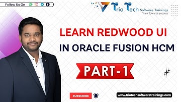 Redwood UI in Oracle Fusion HCM | Master Oracle Fusion HCM Cloud with AI & GenAI Features Part-1