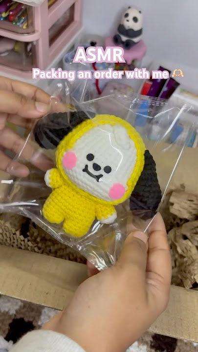 Pack an order with me #bt21 #bts #kpop #viral #bangtan #btsarmy #jimin #suga #ytshorts