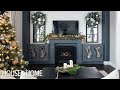 A Beautiful Family Home Decorated For Christmas
