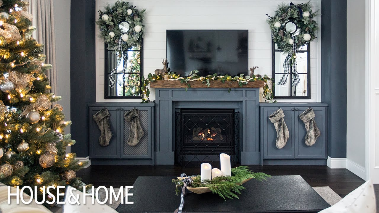 A Beautiful Family Home Decorated For Christmas - YouTube