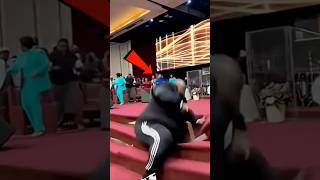 Overweight Gospel Rapper Falls Through the Stage during  Mid-performance Wealth