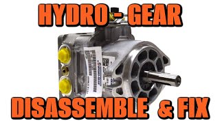 Hydro gear  Disassemble & Fix Yourself !!  Whats Inside?