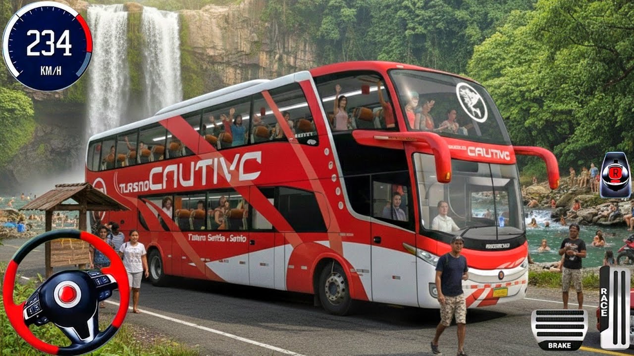 New Coach Bus Simulator 2026 - Indian Offroad Bus Driving - Bus Game Andriod Gameplay