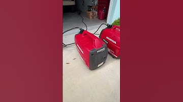 Propane Honda Generator EU2200i Demo #shorts
