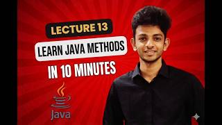 Java Methods in 10 Mins | Syntax, Access Specifiers, Return Types & Method Call | Lecture 13 Tamil
