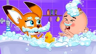 Bath Time Song Kids Stories About Lili and Max Family Cartoon for Baby Good Habits for Kids