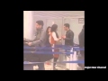 حنان الخضر بمطار لبنان مع رفاييل جبور فيديو كامل ومؤثر في الاخييير 01/02/2016