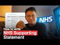 NHS Supporting Information Writing Strategy That Gets Interviews
