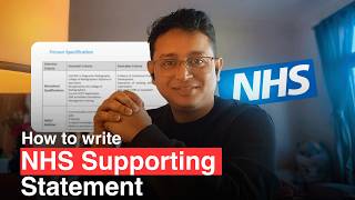 NHS Supporting Information Writing Strategy That Gets Interviews