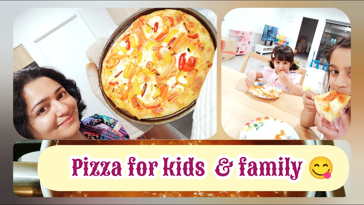 PIZZA - how I make for my family  #dinner   #pizza    #recipe