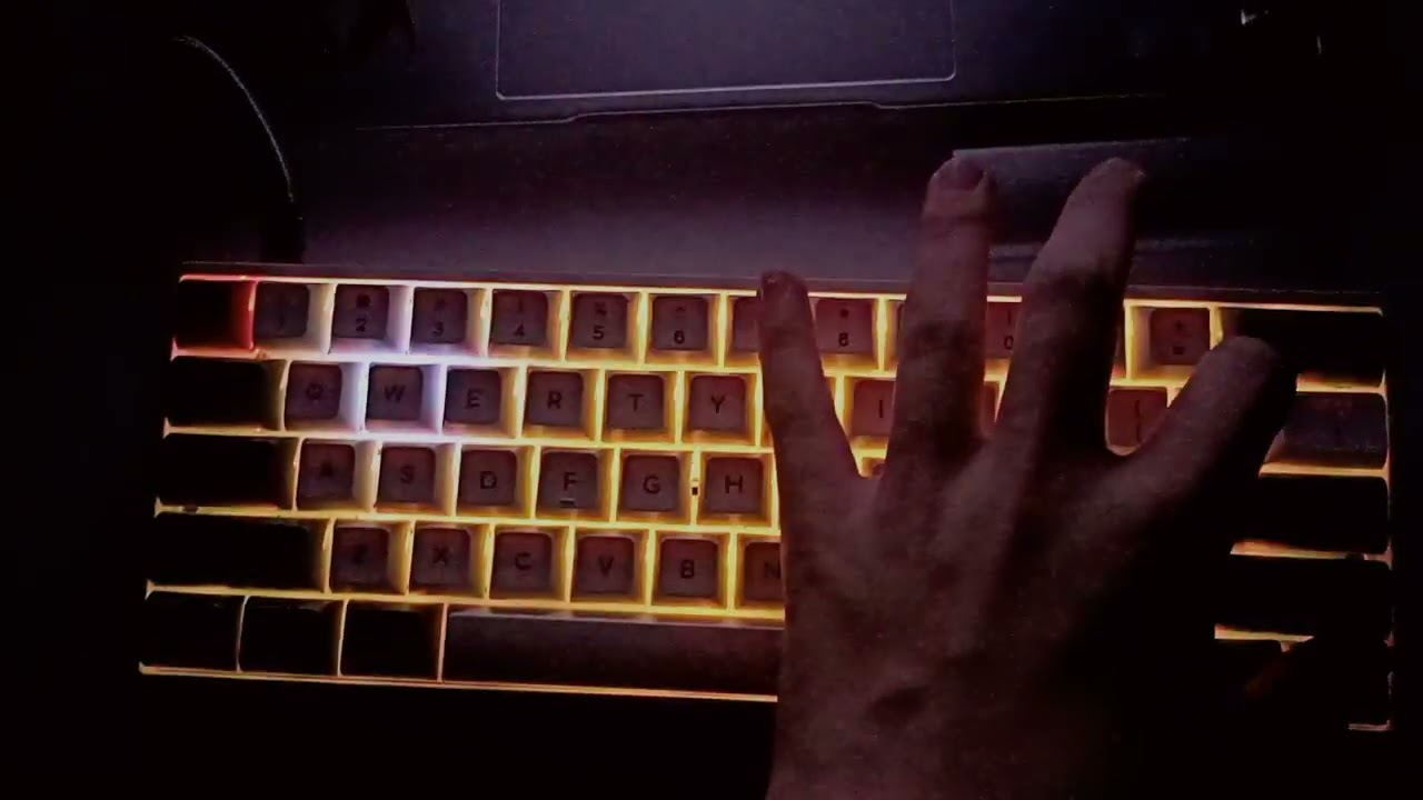 sk61 sound test (gateron optical Yellow no lube no mod)